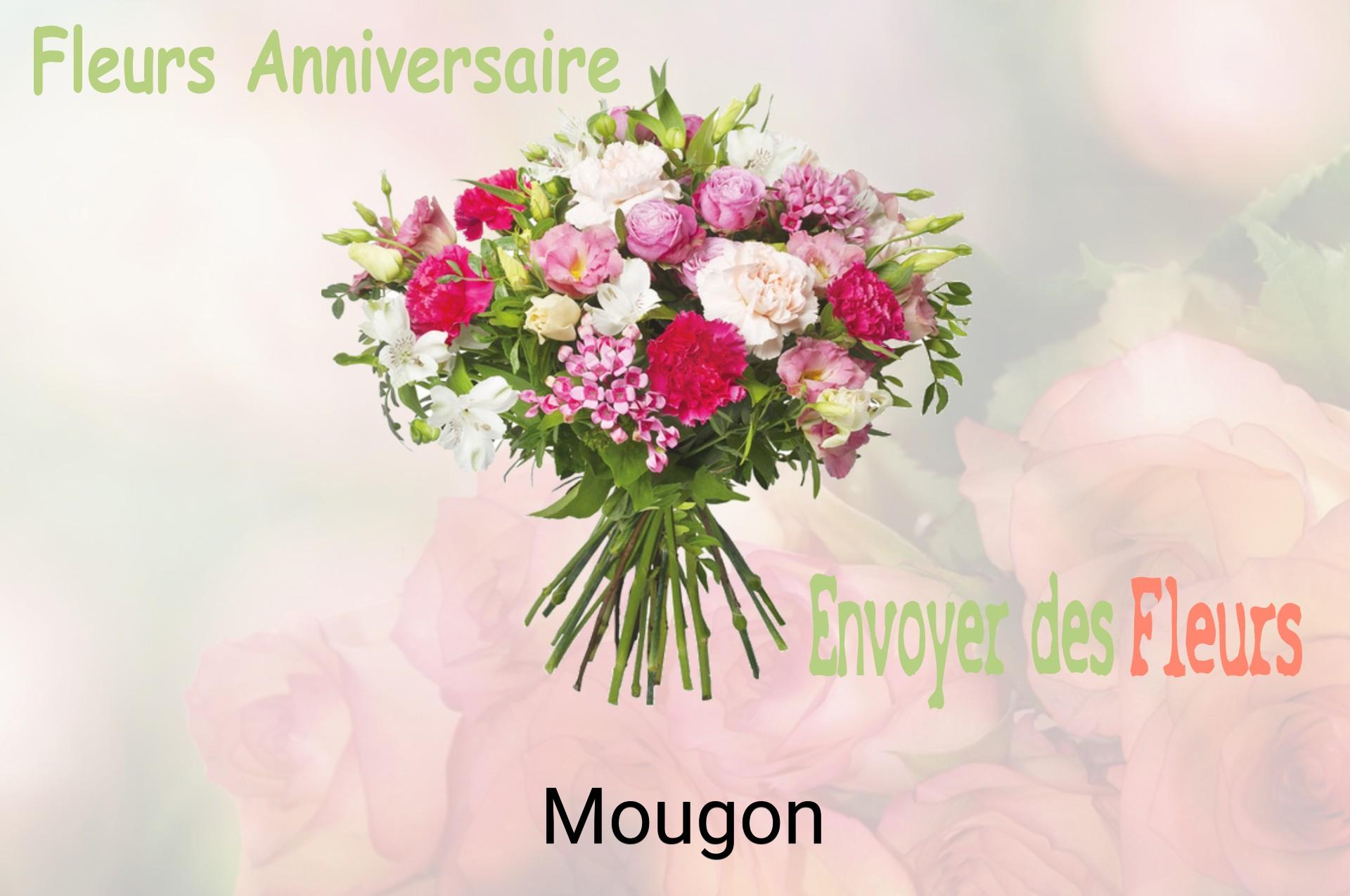 Bouquet de fleurs d’anniversaire livré à Mougon